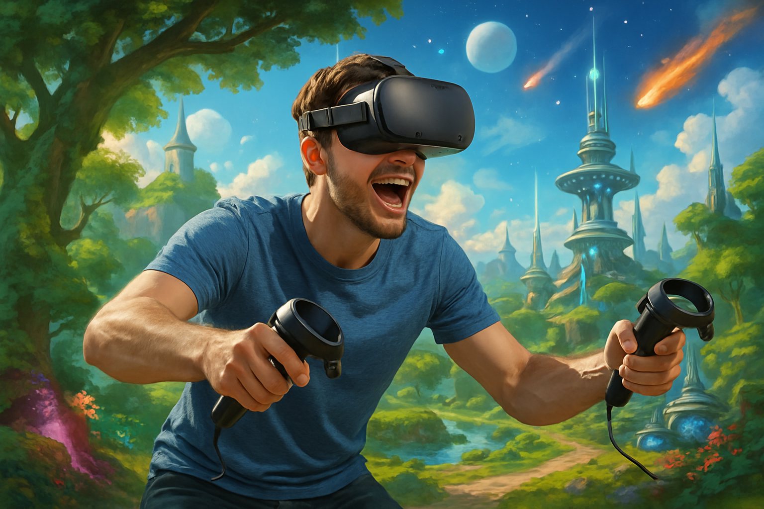 Вы не поверите, что можно делать в VR-играх!