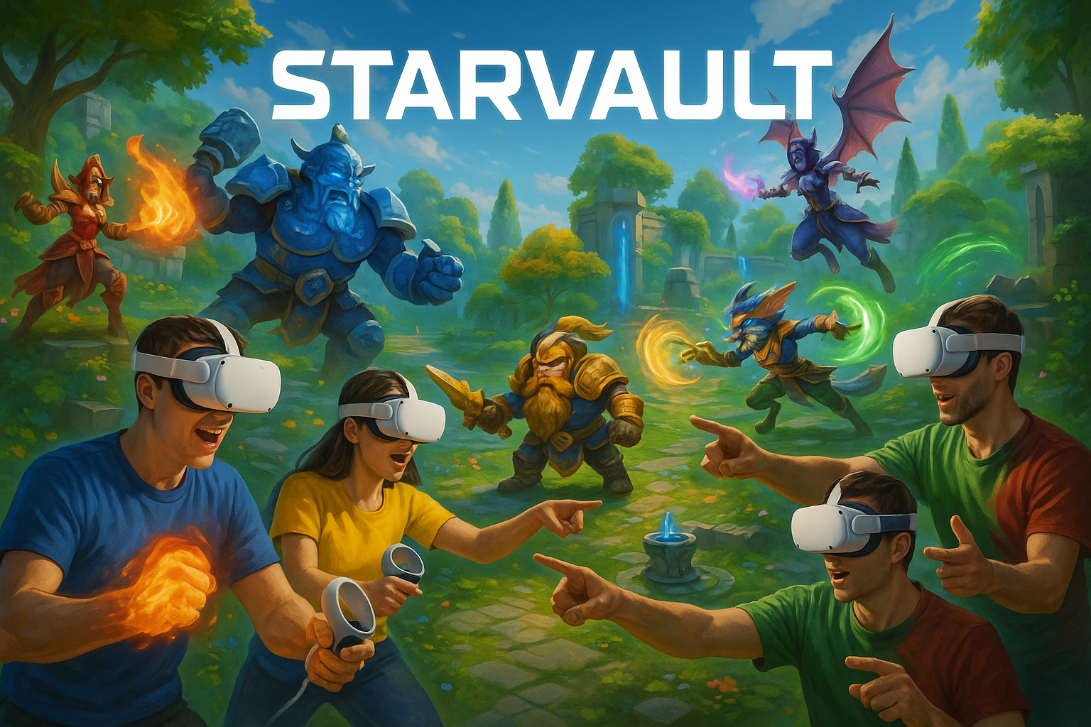 Откройте новые горизонты: VR MOBA STARVAULT теперь в открытой бета-версии и совершенно бесплатна!