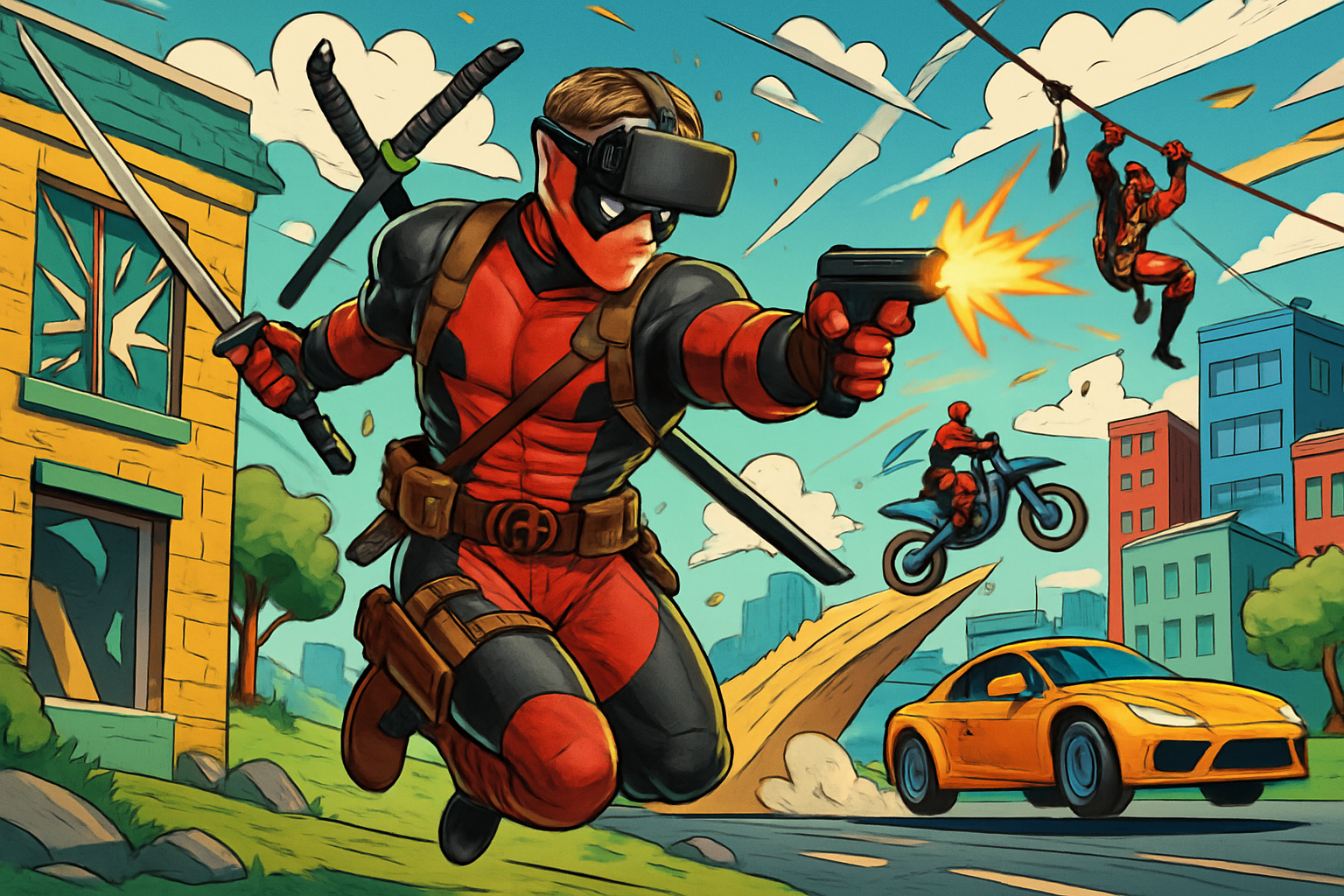 Райан Рейнольдс раскрывает секреты Deadpool VR, которые взорвут ваш мозг!
