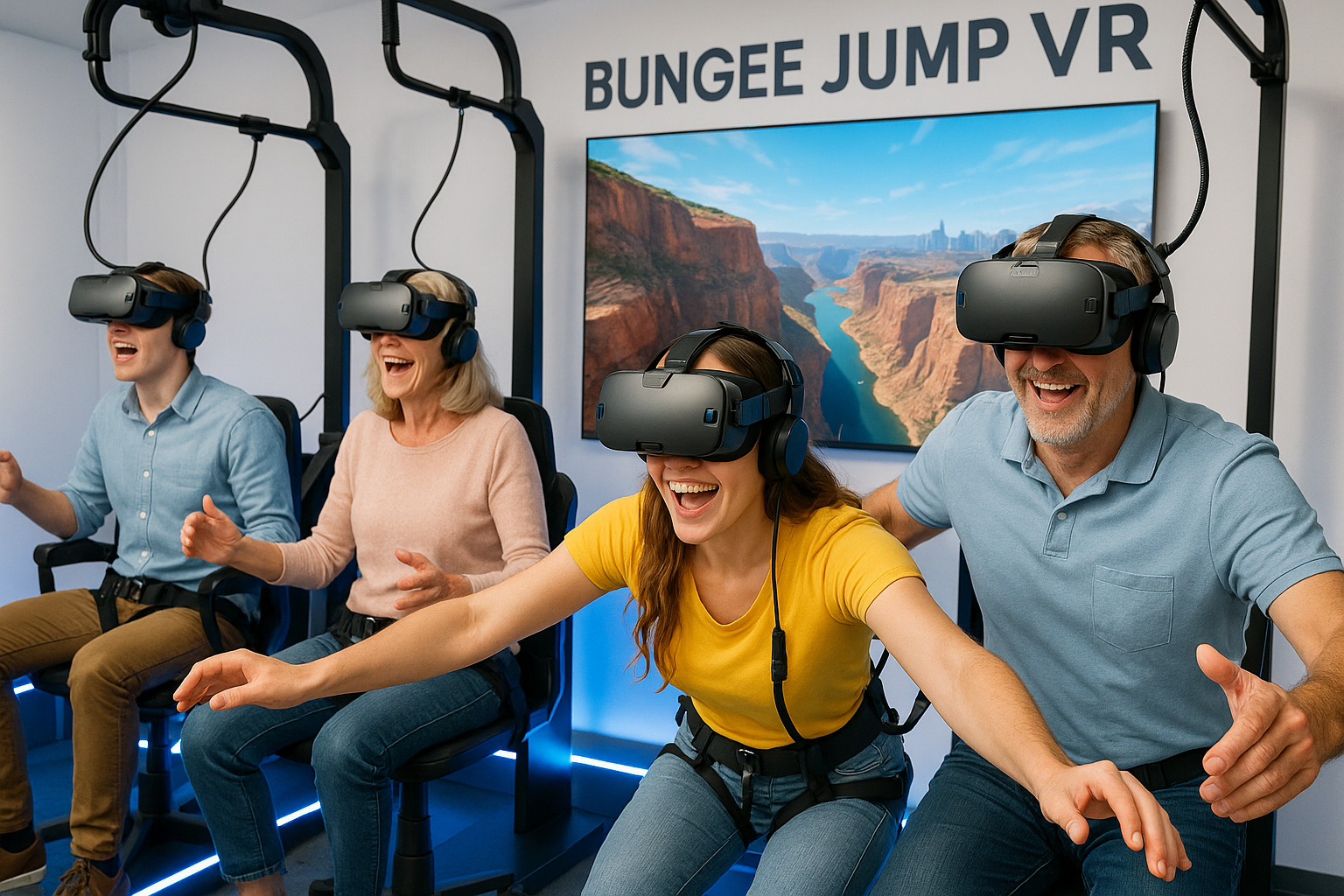 Прыжок в виртуальную реальность: готовьтесь к захватывающему Bungee Jump на AWE XR!