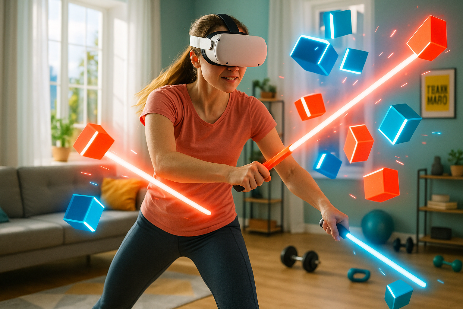Секреты виртуальной реальности: можно ли похудеть, играя в Beat Saber по 3 часа в день?