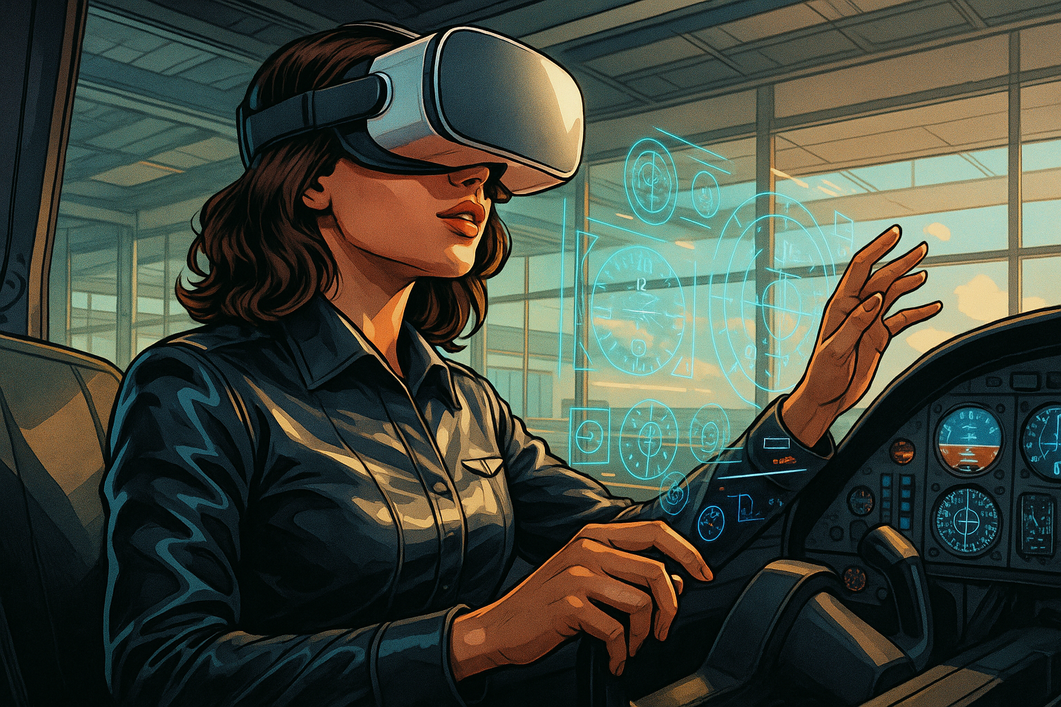 Как создать VR-приложение для обучения пилотов?