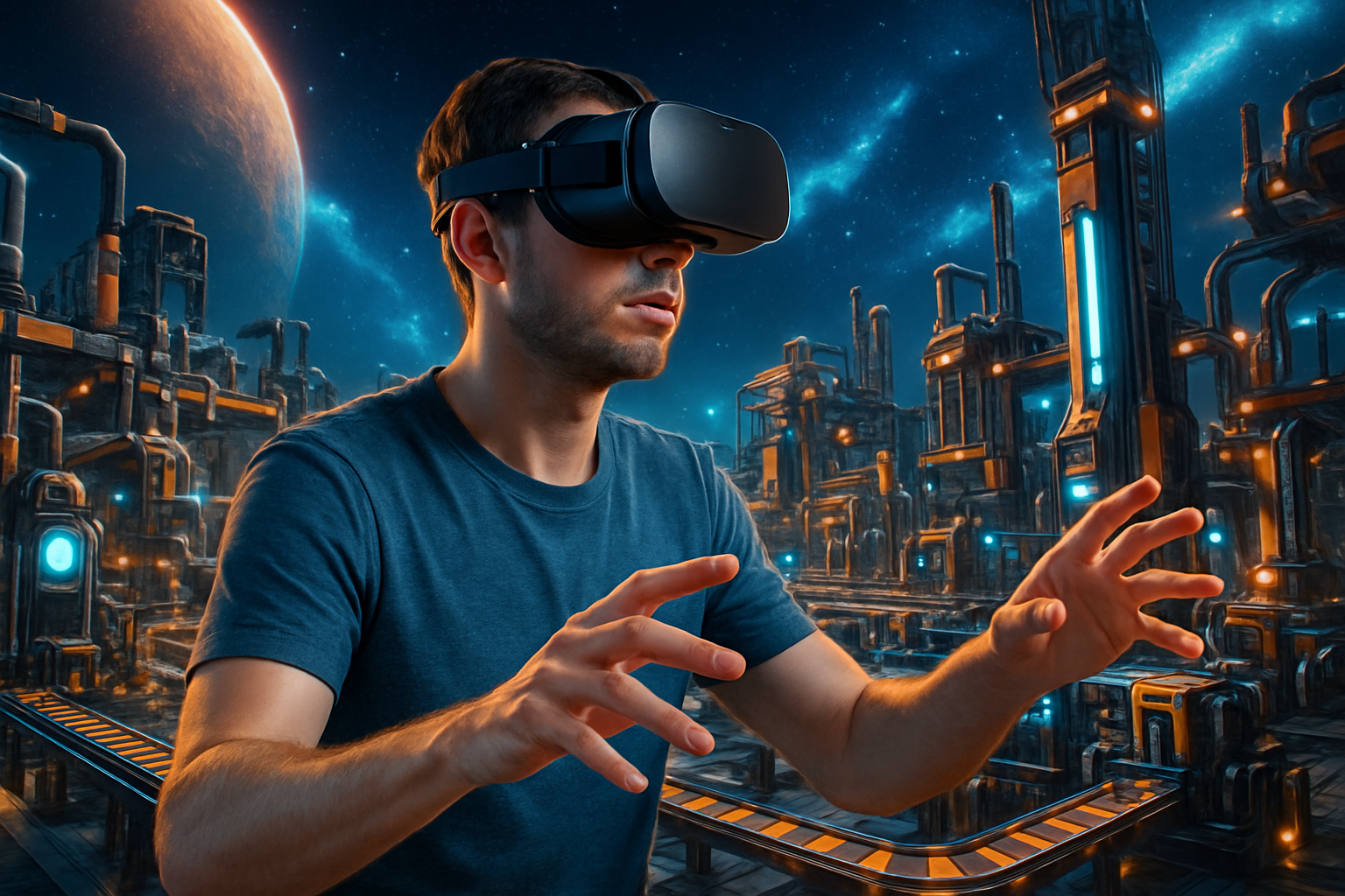 Скачайте новый VR мод для Satisfactory и погрузитесь в невероятный опыт!