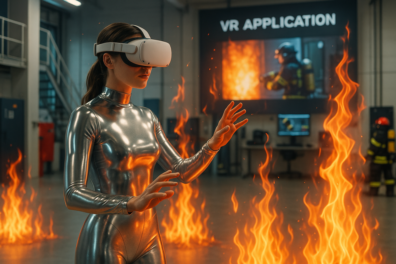 Как VR помогает в обучении пожарных?