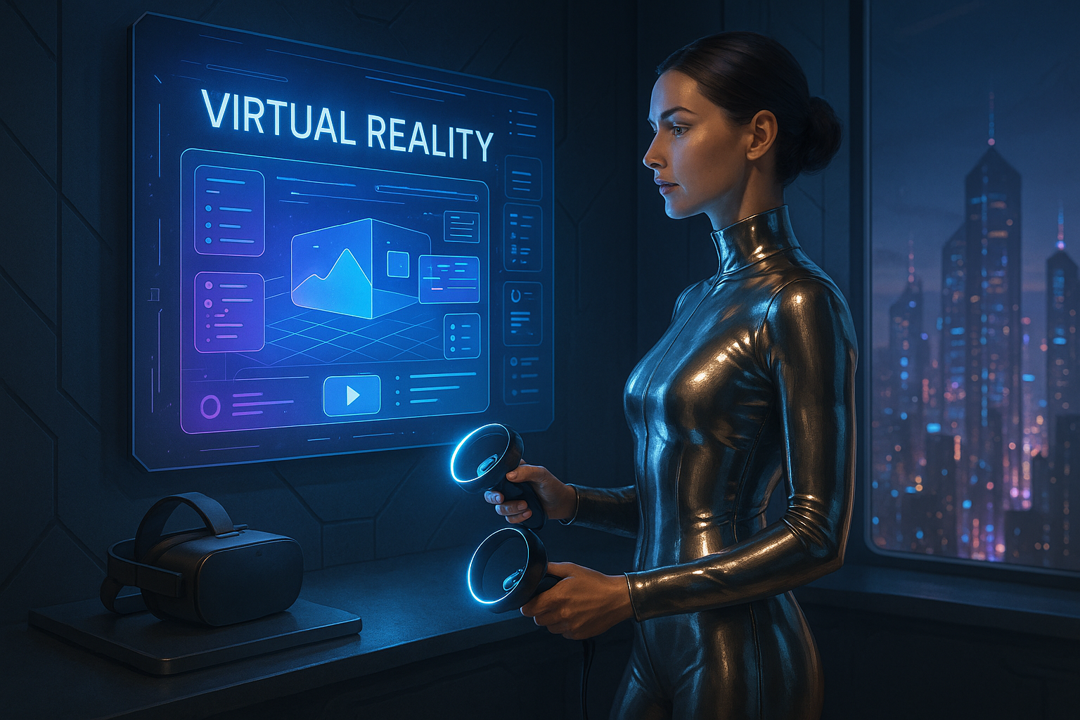 Как создать VR-приложение с поддержкой сенсорных контроллеров?