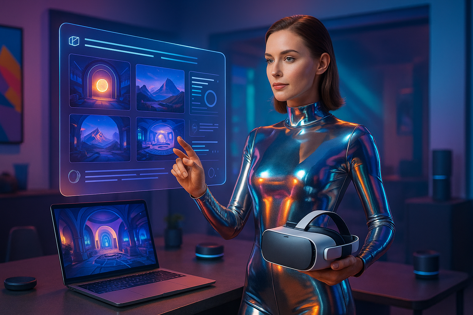 Как использовать AI для создания VR-контента?