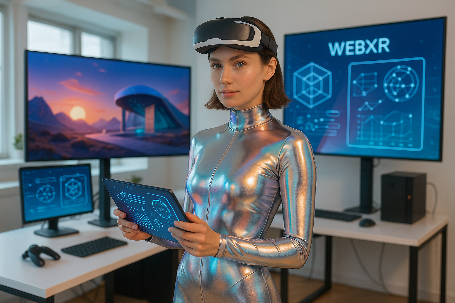 Как использовать WebXR для создания AR и VR приложений?