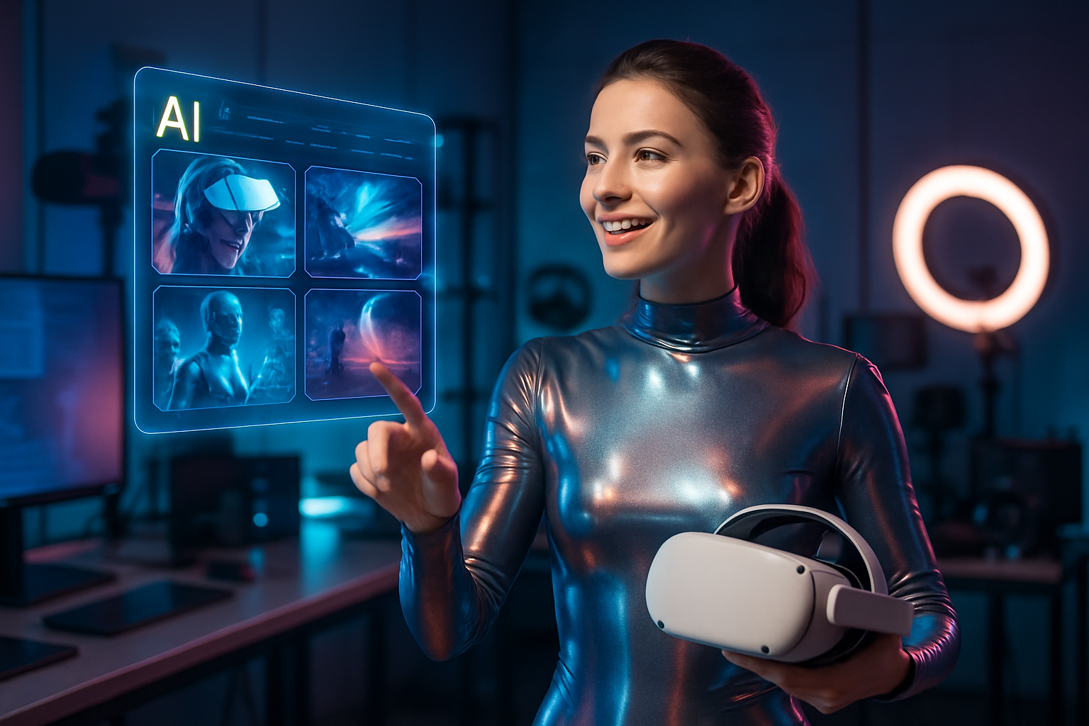Как использовать AI для создания VR-контента?