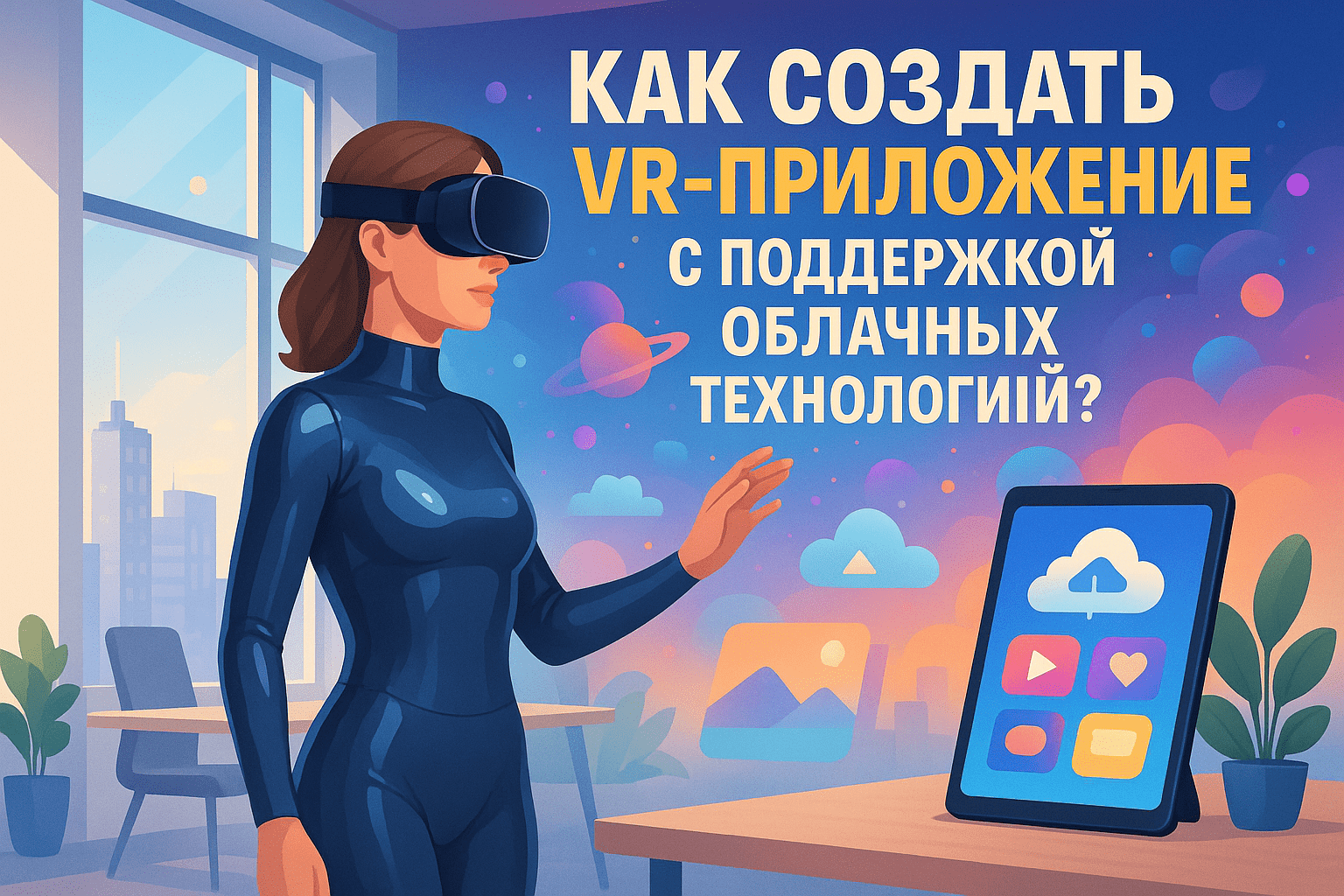 Как создать VR-приложение с поддержкой облачных технологий?