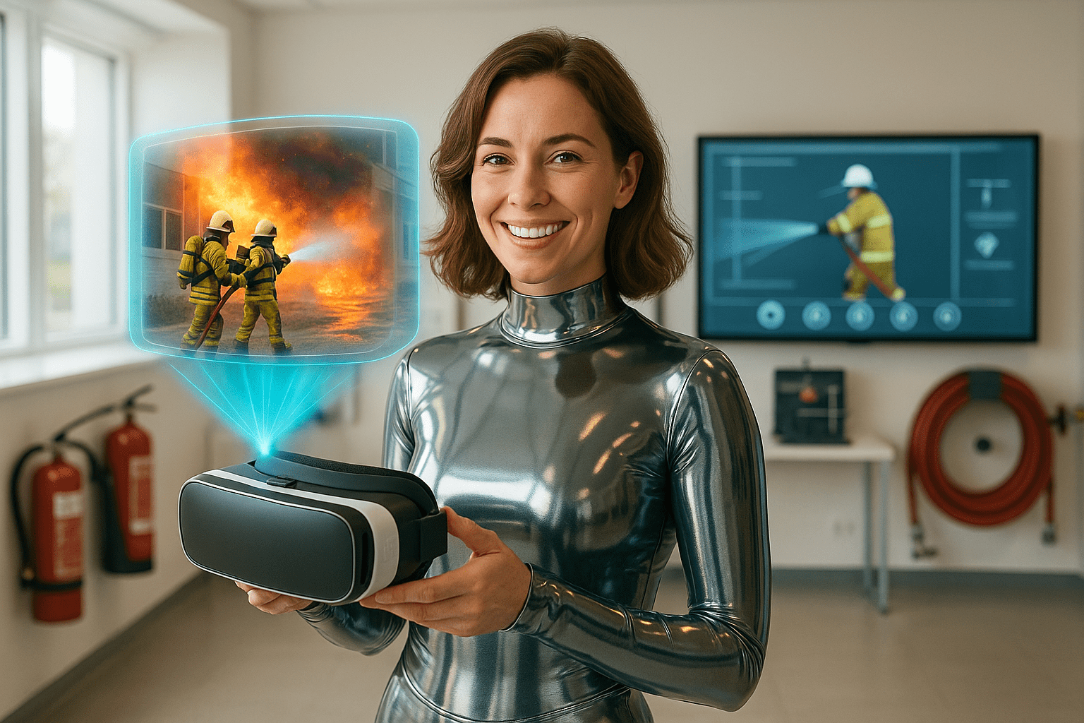 Как VR помогает в обучении пожарных?