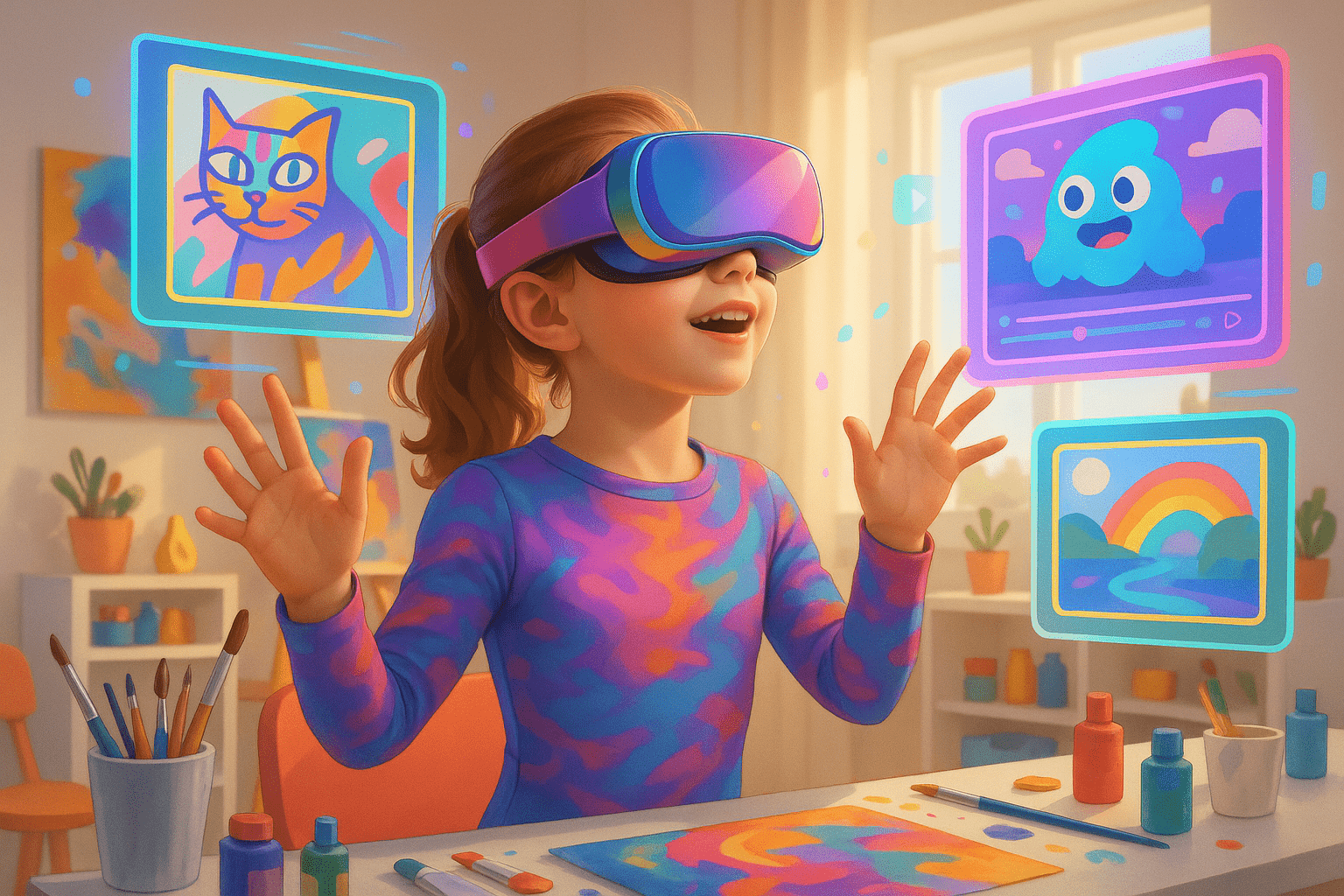 VR для развития творческих способностей у детей