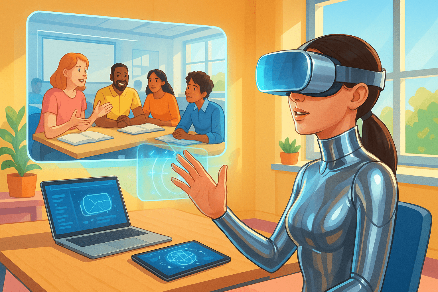 Преодоление дистанционного разрыва с помощью VR