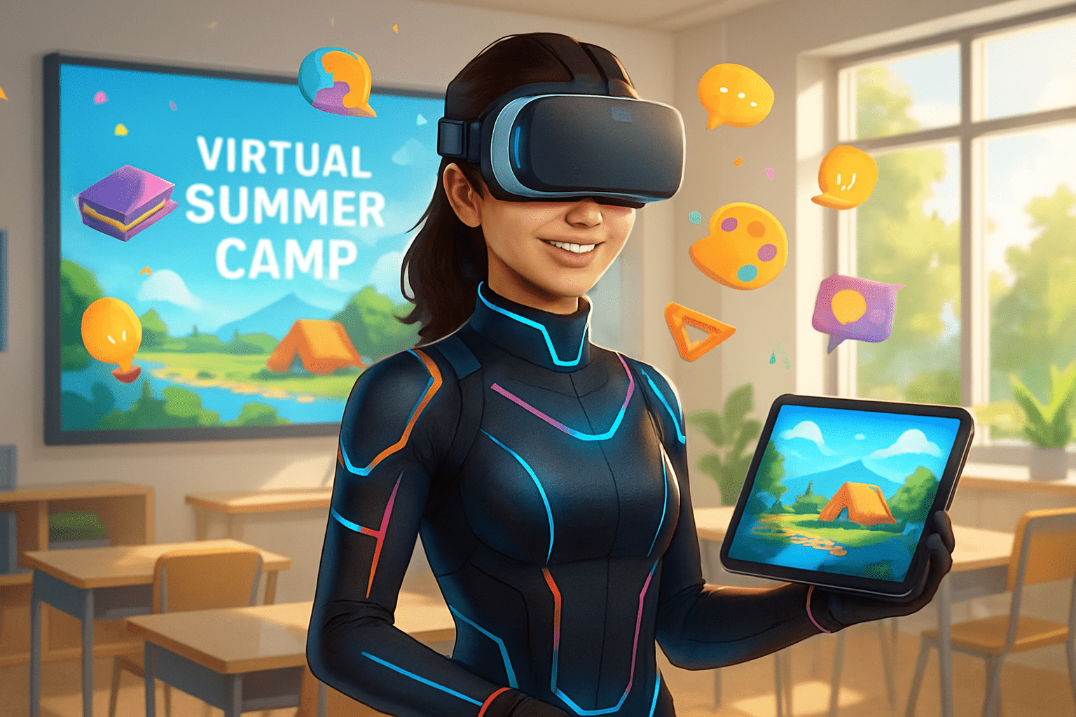 Виртуальные лагеря и летние школы с VR