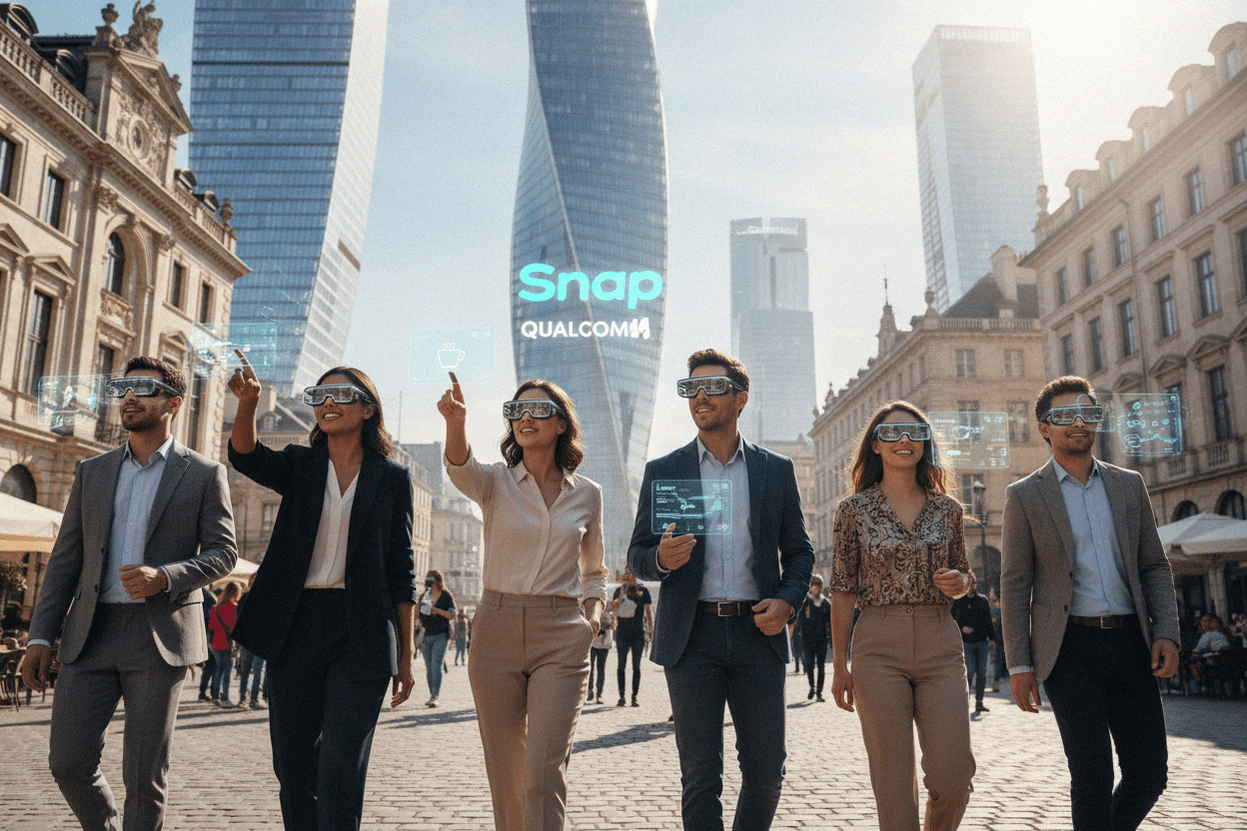 Новая эра дополненной реальности: Snap и Qualcomm представили революционные AR-очки Specs 6