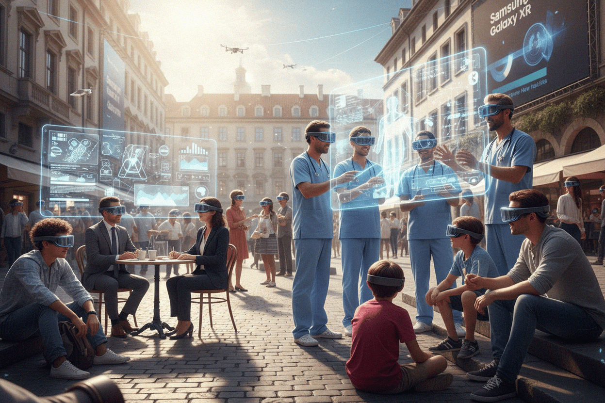 Новая эра технологий: Samsung Galaxy XR бросает вызов Apple Vision Pro