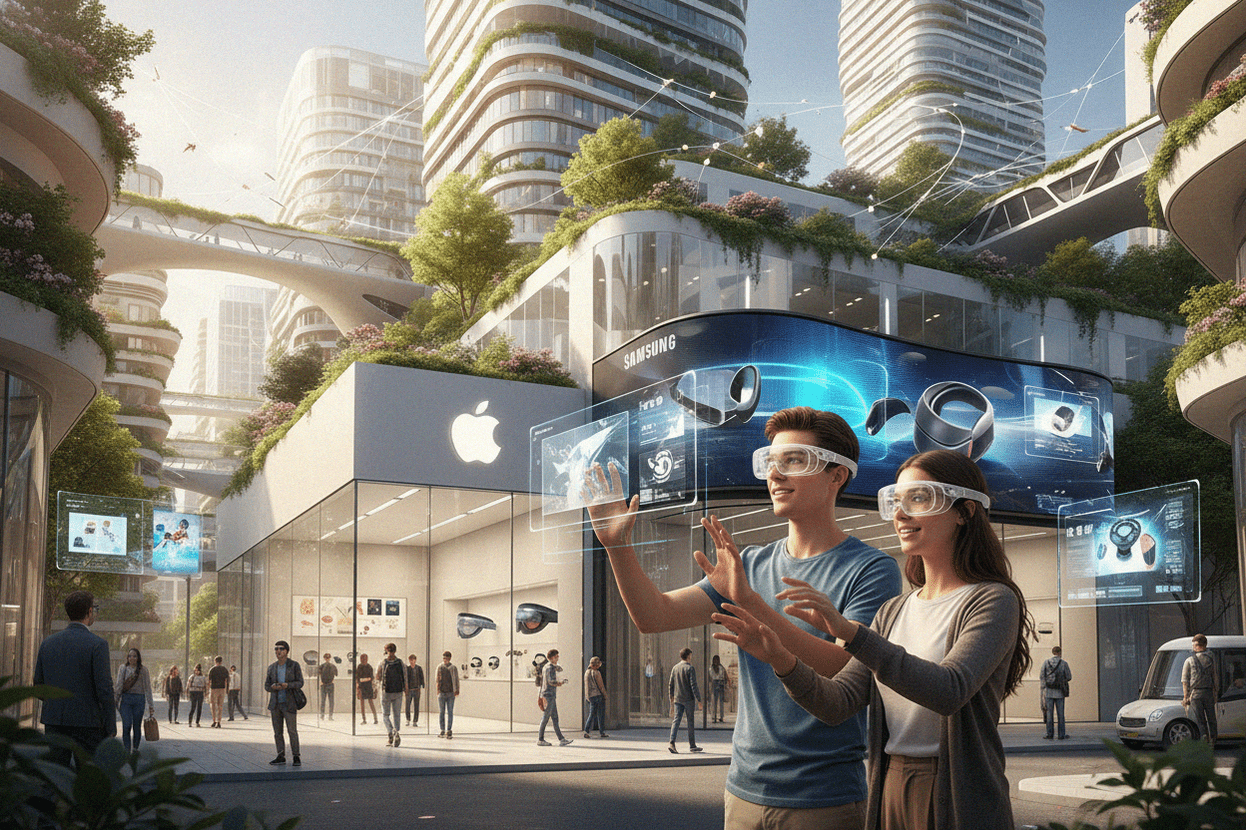 Будущее виртуальной и дополненной реальности: как Apple и Samsung меняют рынок XR